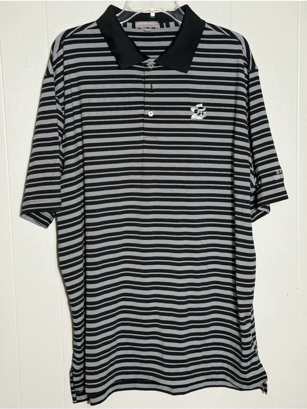Peter Millar Texas Tech Solid Performance Jersey Polo Performance Jersey Polo